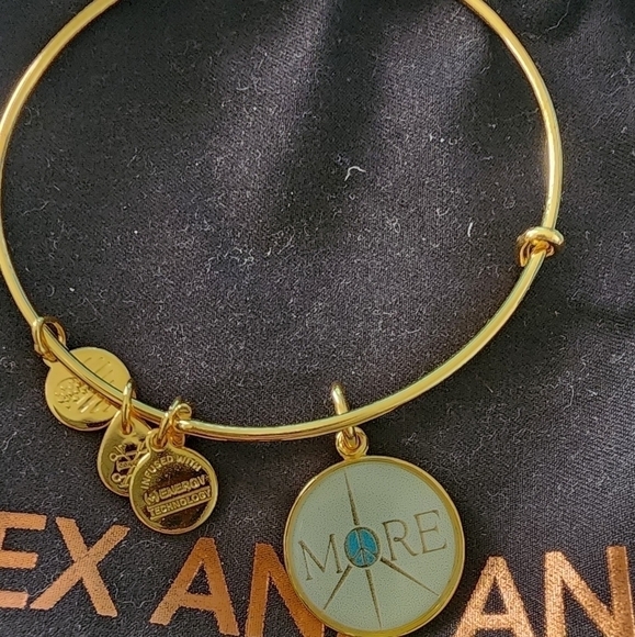 Alex and Ani Words are Powerful Bangle Bracelet - Picture 2 of 7